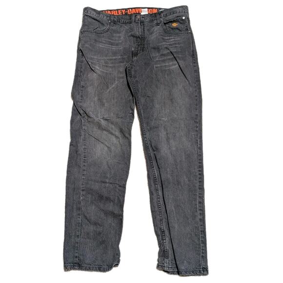 Harley Davidson Jeans Men’s Size 38X34 Black Cotton - Picture 1 of 6